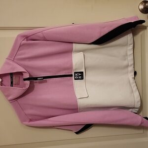 DKNY Women's Black and Pink Jacket